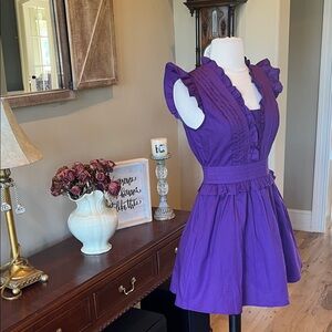 Avara Makayla Purple Dress Mini New